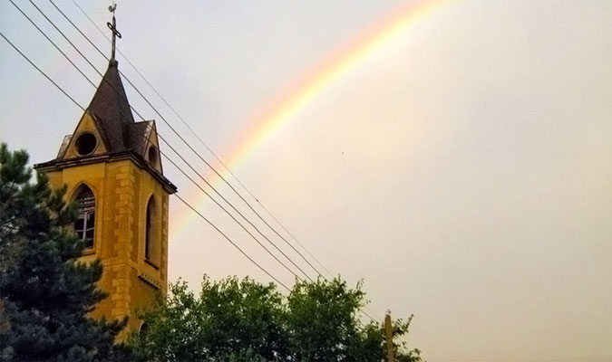 Немската църква в Бърдарски геран - храм Дева Мария